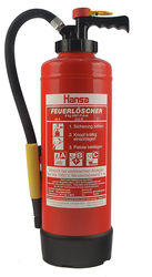 Feuerlöscher 6 kg ABC-Pulver